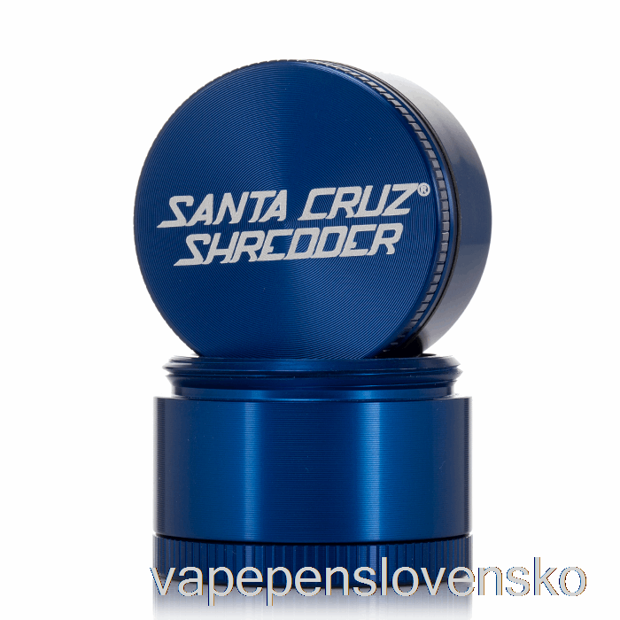 Santa Cruz Shredder 1,6 Palcový Malý 4-dielny Mlynček Modrý (40mm) Vape Slovensko